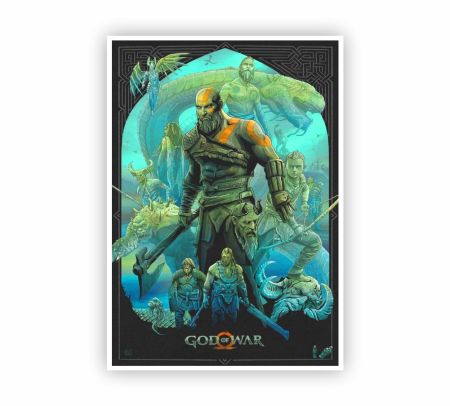 God Of War IV Poster Mockup