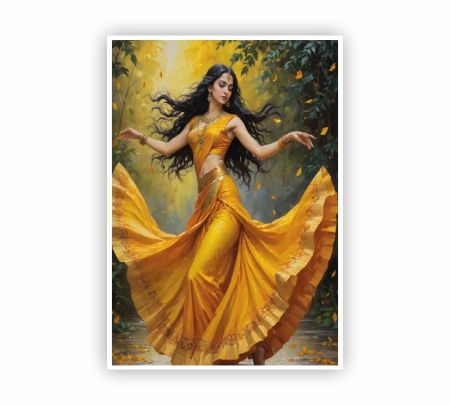 Golden Grace Poster Mockup