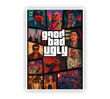 Good Bad Ugly Poster Mockup