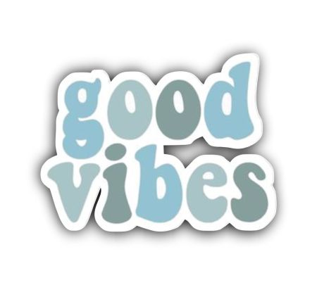 Good Vibes Aesthetic Sticker