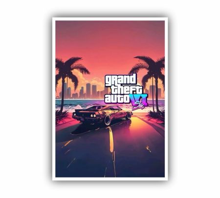 Grand Theft Auto VI Poster Mockup