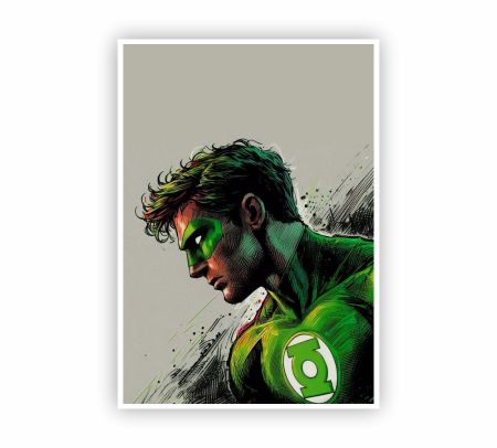 Green Lantern Poster Mockup