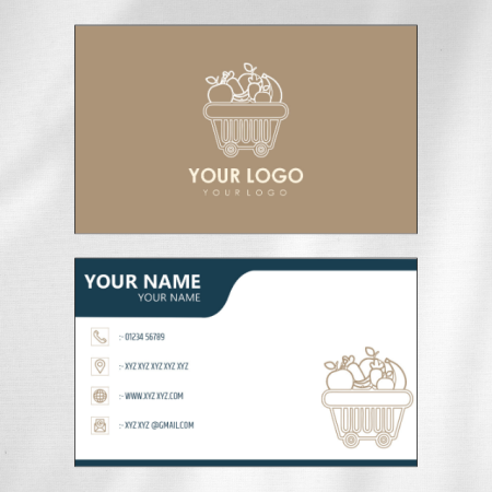 Grocery Visiting Card Design 06