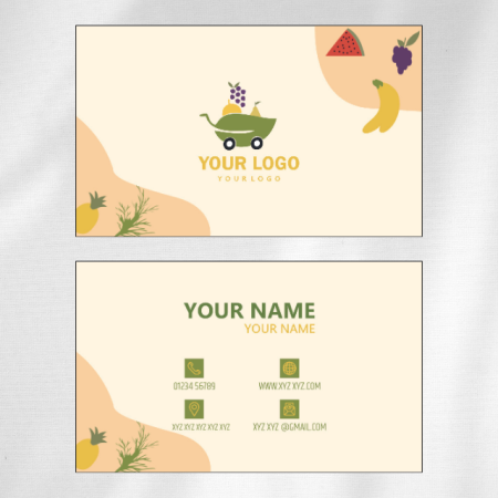 Grocery Visiting Card Design 07