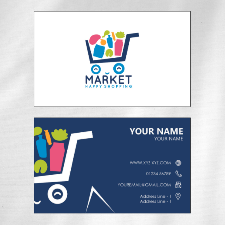 Grocery Visiting Card Design 09