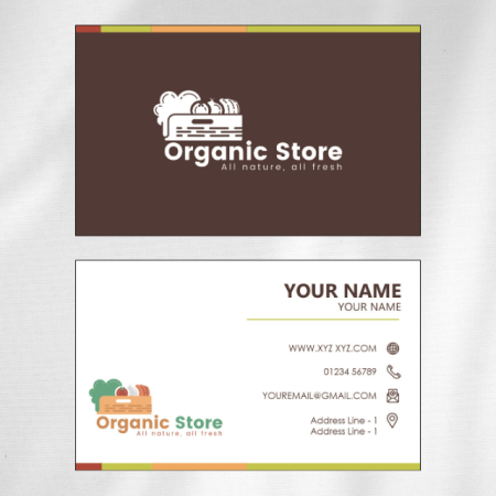 Grocery Visiting Card Design 12