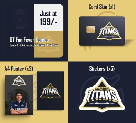 Gujarat Titans Fan Fever Combo Mockup