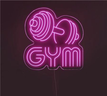 Gym Neon Signs Pink