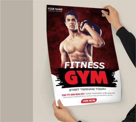 Gym Poster Mockup