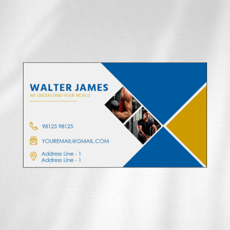 Gym Visiting Card Design 01