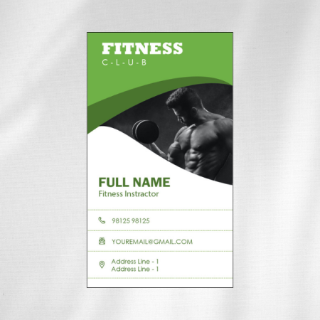 Gym Visiting Card Design 02