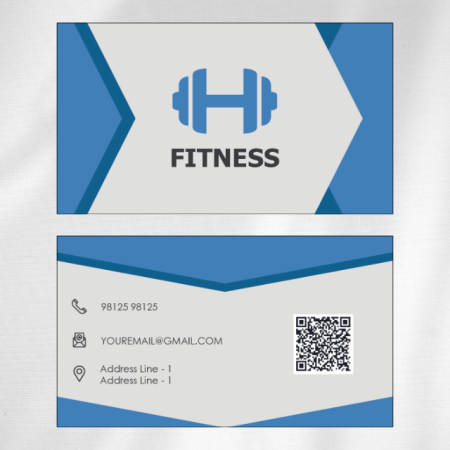 Gym Visiting Card Design 08