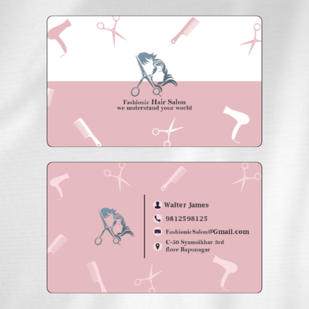 Hair Salon Visiting Card Design 05