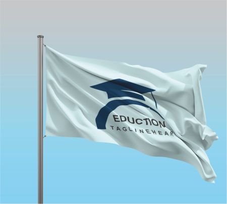 Hand Flag for Advertising Mockup