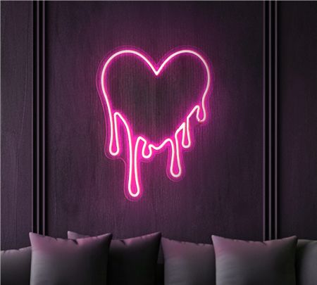 heart Neon Signs Pink