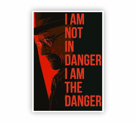 Heisenberg Breaking Bad Poster Mockup