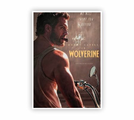 Henry Cavill as Wolverine Poster Mockup