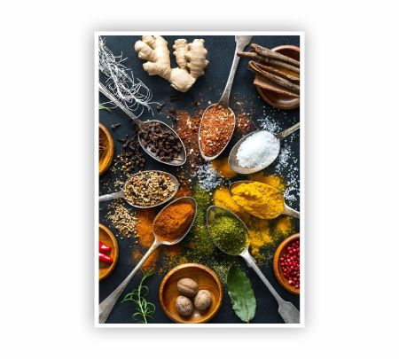 Herbs And Spices Poster Mockup