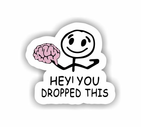 Hey You Dropped This Sticker Mockup
