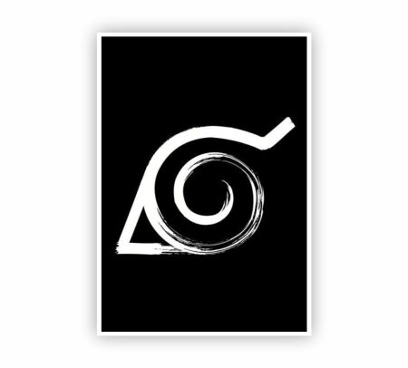 Hidden Leaf Sign Poster Mockup