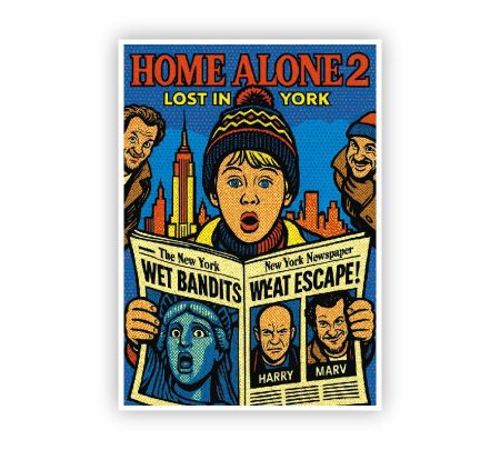 Home Alone 2 Poster Mockup