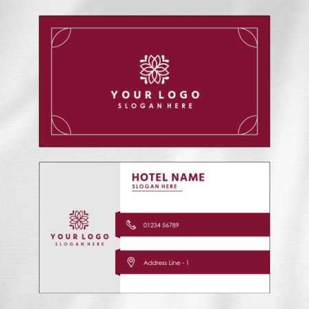 Hotel Visiting Card Design 12 Main
