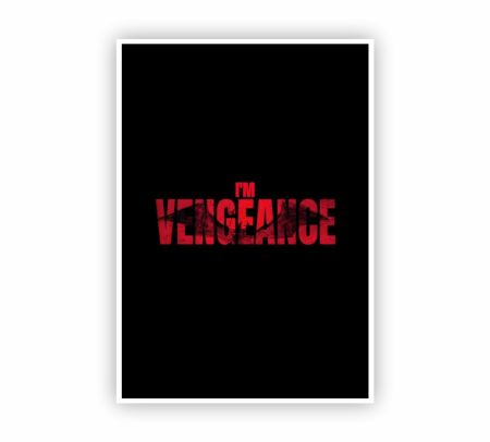 I Am Vengeance Poster Mockup