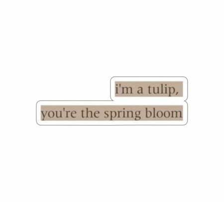 I'm A Tulip You're The Spring Bloom Sticker Mockup