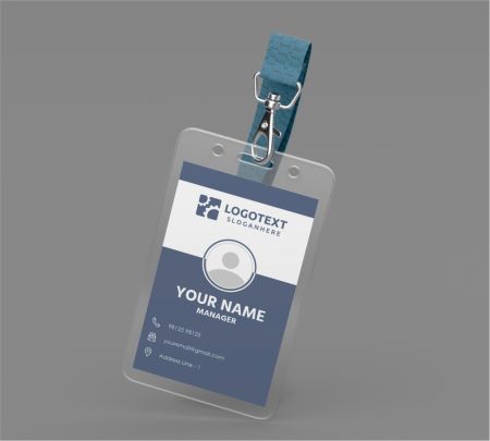 ID Card Pouch Mockup