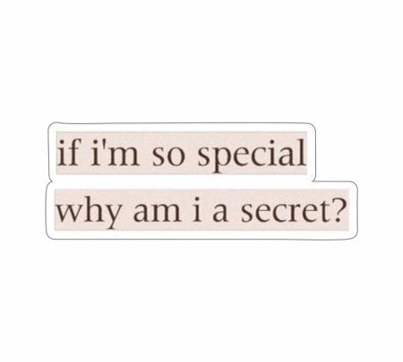If I Am So Special Why Am I Secret Sticker Mockup