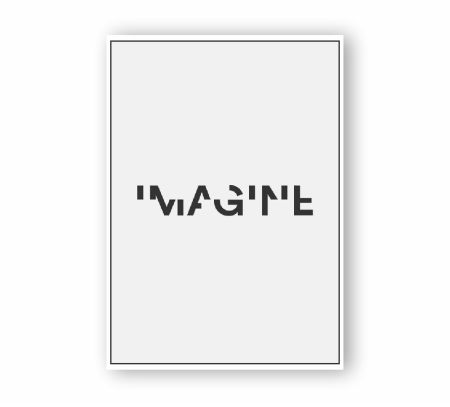 Imagine Poster Mockup
