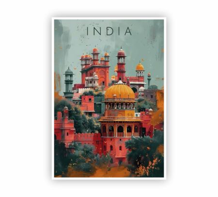 Incredible India Poster Mockup