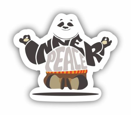 Inner Peace Kung Fu Panda Sticker