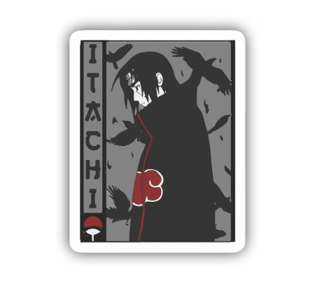 Itachi Uchiha Sticker Mockup