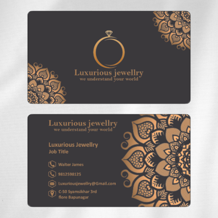 Jewellery Visiting Card Design 01 Main