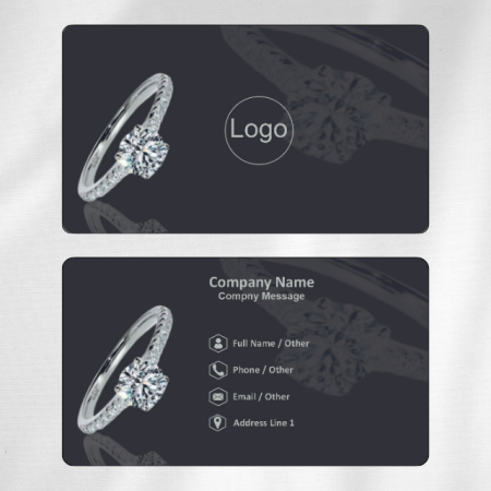 Jewellery Visiting Card Design 07 Main