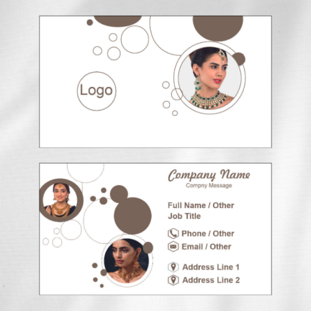 Jewellery Visiting Card Design 08 Main