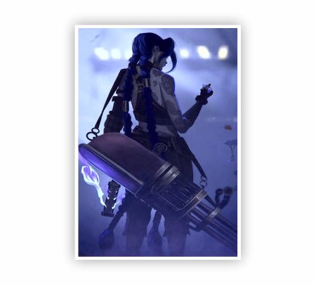 Jinx Arcane Poster Mockup