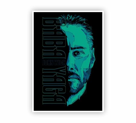 John Wick Art Poster Mockup