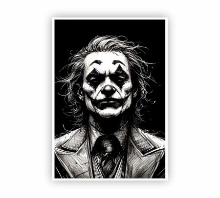 Joker Art Poster Mockup
