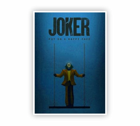 Joker Put On A Happy Face Poster Mockup