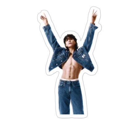 Jungkook Sticker Mockup