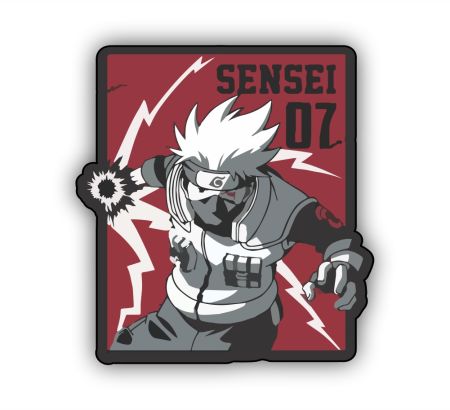 Kakashi Sensei Sticker Mockup
