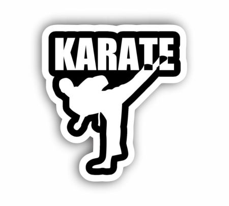 Karate Sticker Mockup
