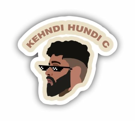 Kendi Hundi C Sticker Mockup