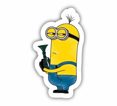 Kevin The Minion Sticker