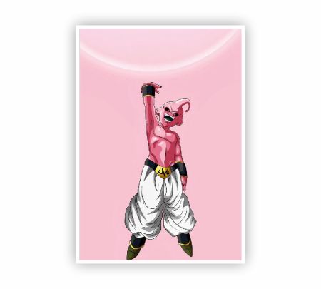 Kid Buu Poster Mockup