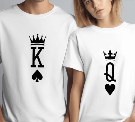 King and Queen Couple T-shirts