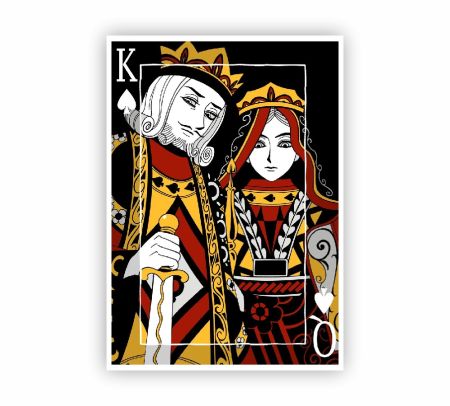 King and Queen of Spades Poster Mockup