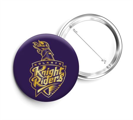Kolkata Knight Riders Button Badge Mockup